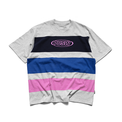 Logo Oversized Striped Tee