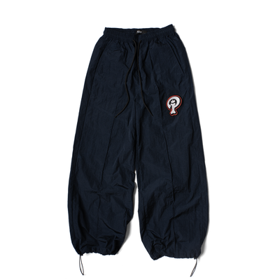 Navy Nylon Pants