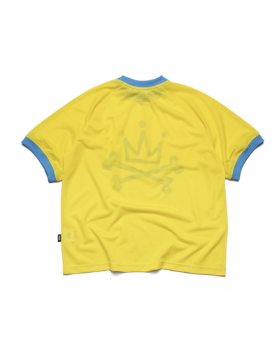 Crown Logo Mesh Tee - Yellow