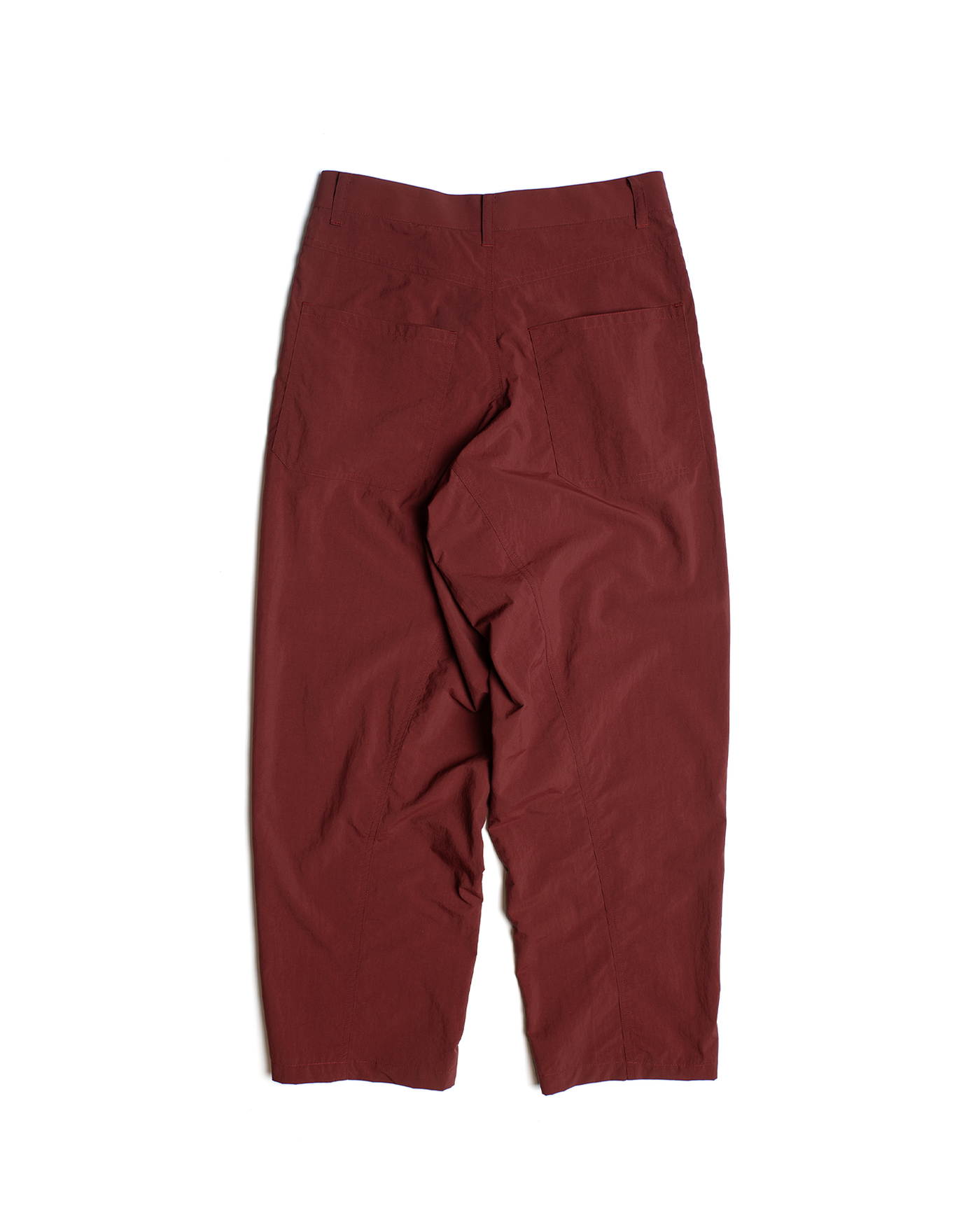 Nylon Lined Pants - Burgundy