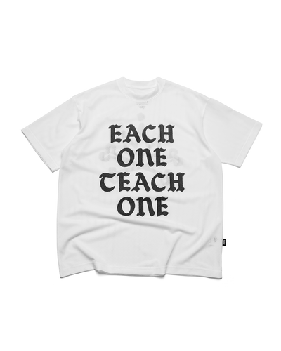 Each One Teach One Mesh Tee - White
