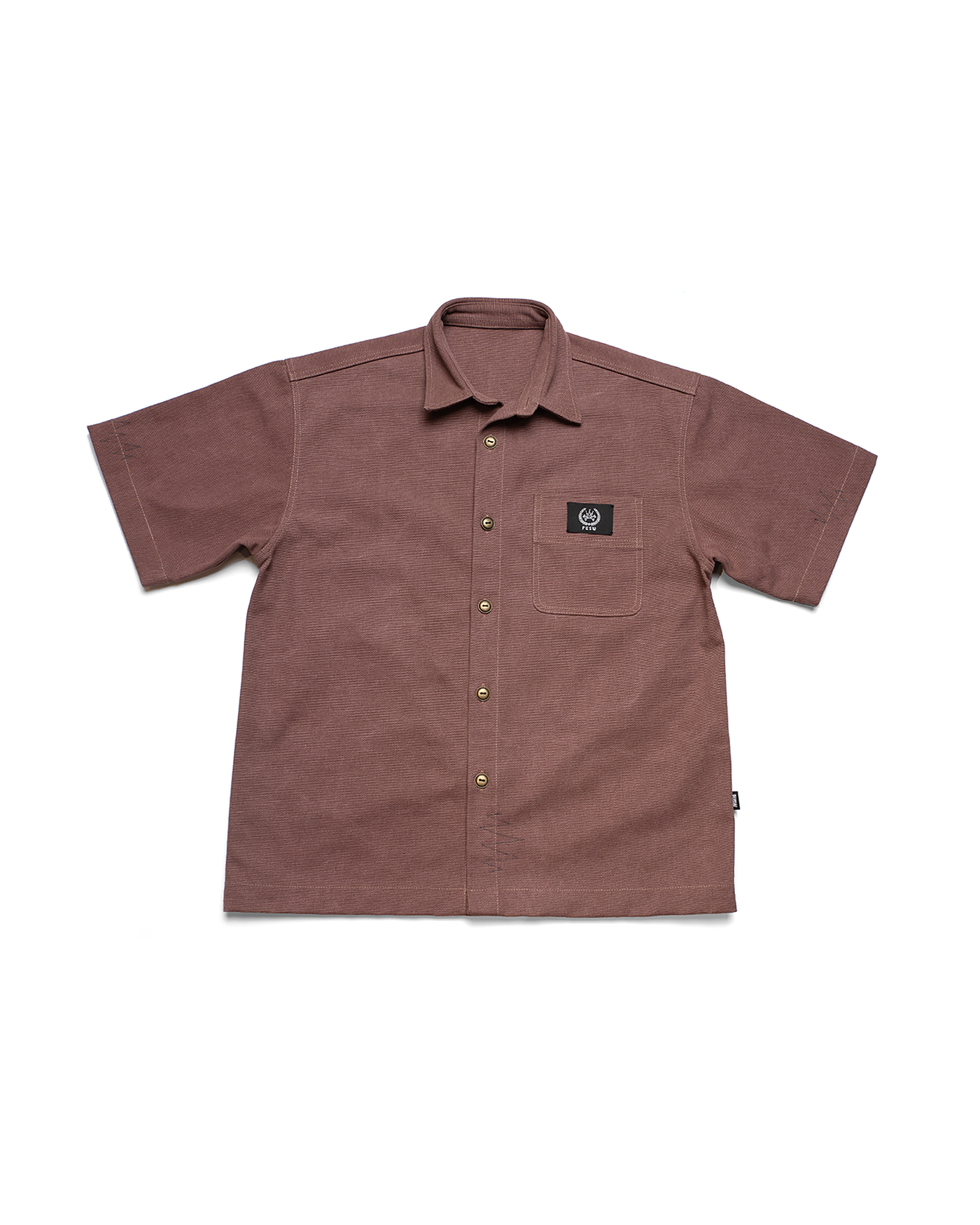 Salmon Canvas SS Shirt
