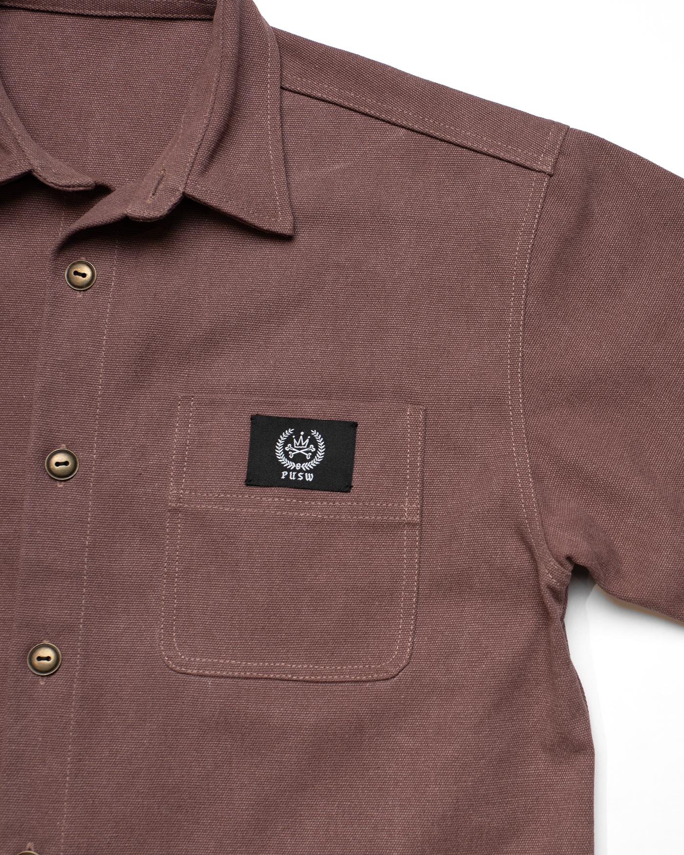 Salmon Canvas SS Shirt