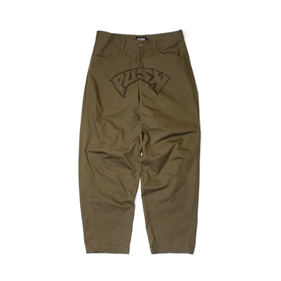 Dark Green Balloon Pants