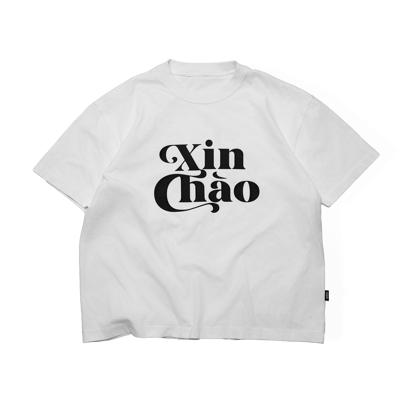 Xin Chao Wide Crop Tee