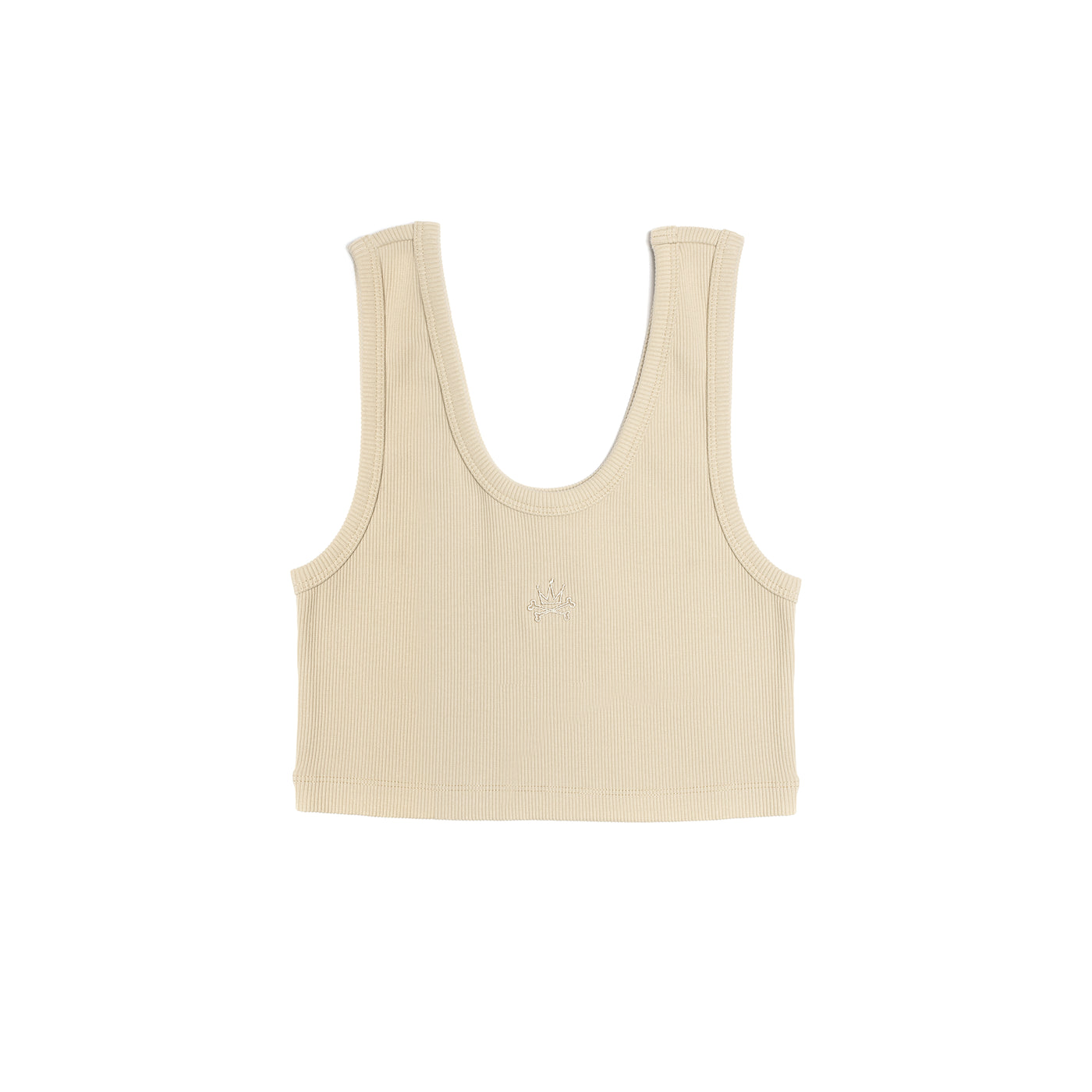 Crown Ribbed Crop Top