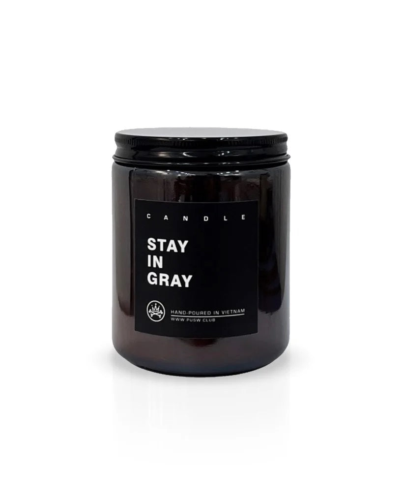 Stay In Gray Candle